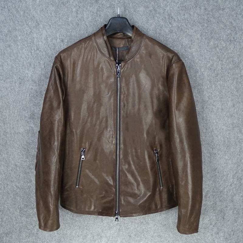 curphey羊皮夹克真皮皮衣