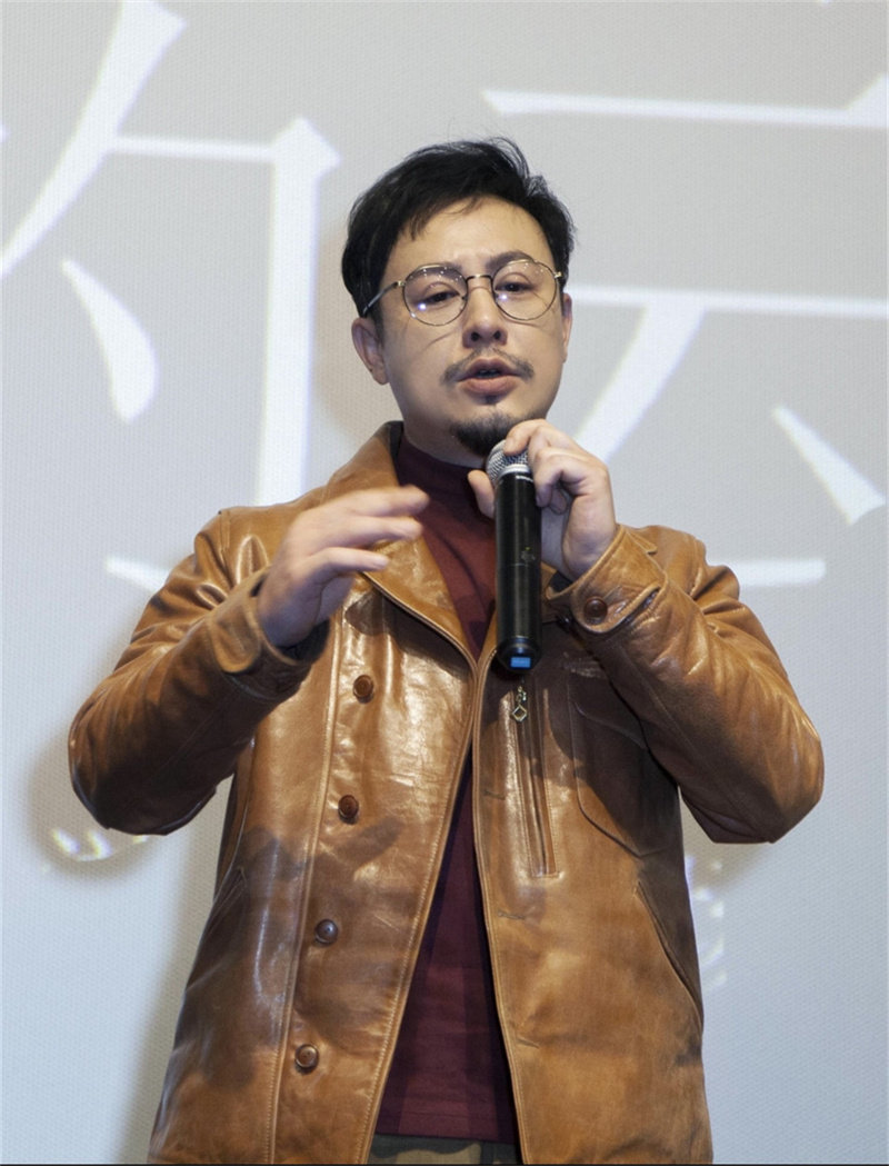 狂飙高启强张松文】加州小熊款蜡染头层牛皮真皮皮衣男初代版