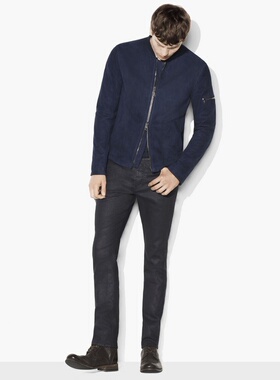 仅十几件好货王子落入民间捡漏宝贝价抢罕见爆贵反绒羊皮钴蓝色