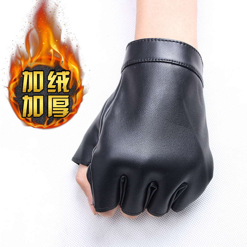 冬季加绒保暖无指霹雳外卖骑手