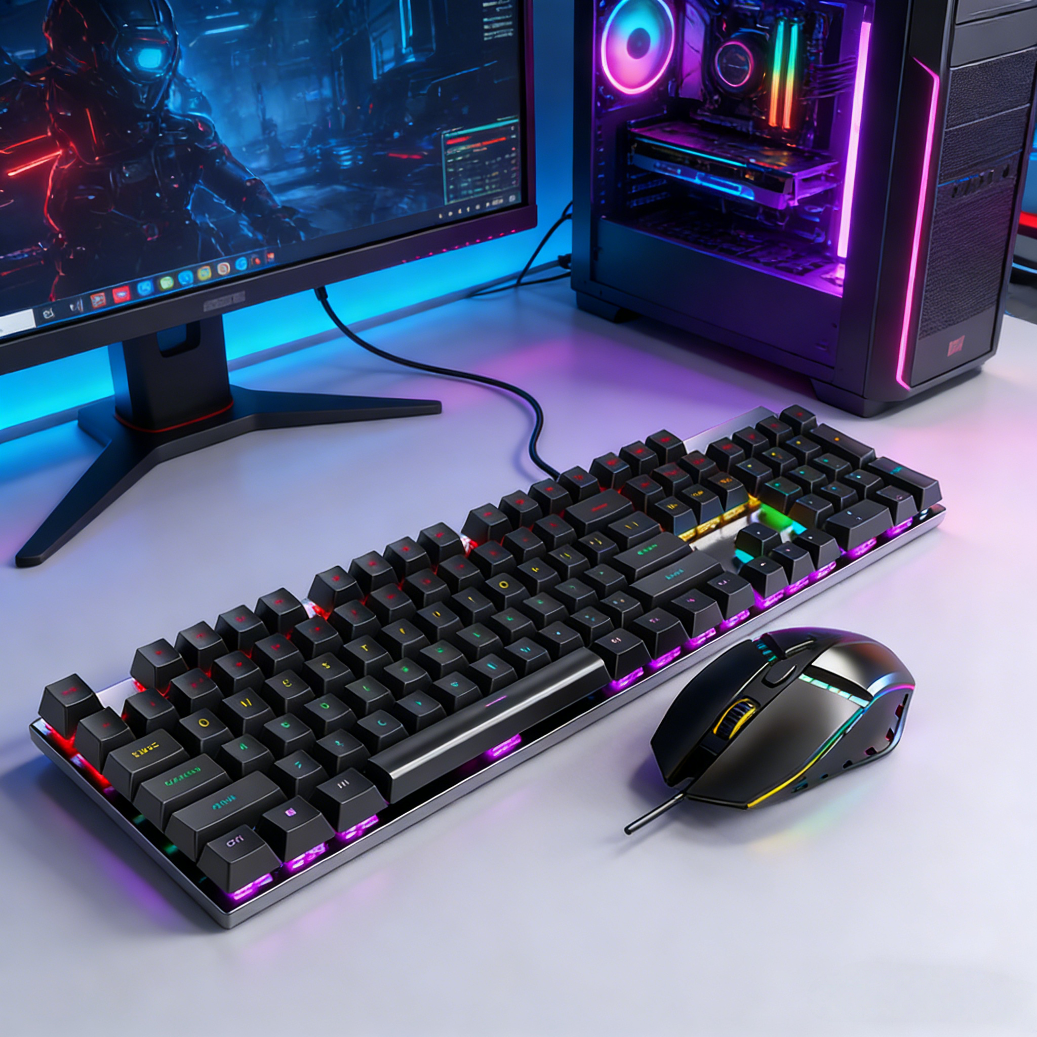 加长线3米5米真机械键盘鼠标金属电竞游戏青轴无冲LED办公商务,电脑硬件/显示器/电脑周边,键盘,淘宝优惠券,粉丝福利购,淘宝优惠卷