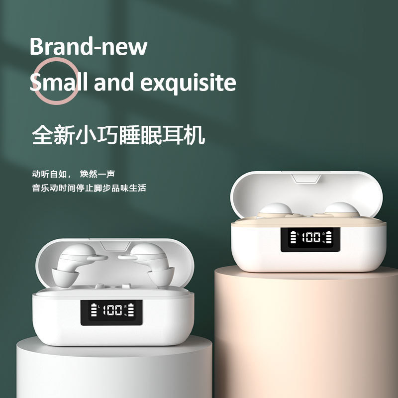 跨境新款私模蓝牙耳机迷你隐形超小款无线入耳式适用苹果华为外贸