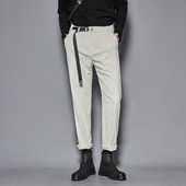 高品质灯芯绒休闲裤 裤 显瘦微修身 直筒小脚休闲西装 长裤 秋冬推荐