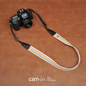 cam-in 棉织系列专业时尚相机背带 通用接口 cam8247