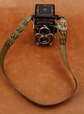 cam-in牛皮复古相机背带 Rolleiflex禄来双反摄影肩带挂绳 CS224