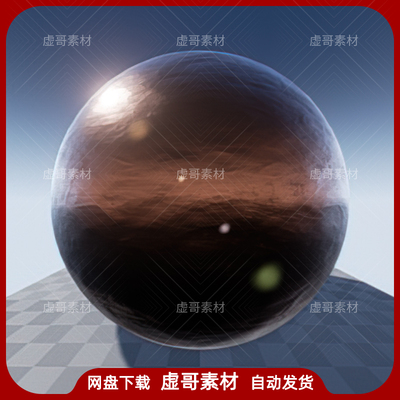 UE4材质 Yughues Metal Materials 常用金属物体墙面材料材质