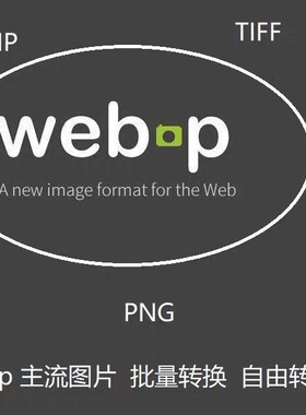 webp图片格式批量转换工具 jpg png gif bmp webp格式互转