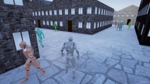 虚幻4 智能市民 4.16 蓝图 Citizens UE4