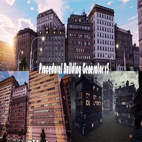 [UE4蓝图] 城市大厦建筑生成蓝图 Procedural Building Generator