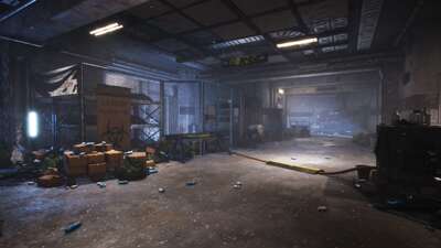 UE4 虚幻4场景 恐怖写实地铁站 Underground Subway 4.23-4.27