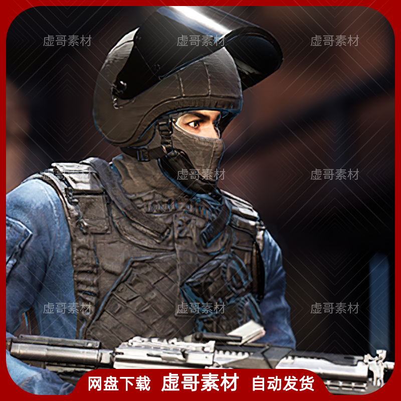 ue4ue5角色 chargen counter terrorists 反恐精英士兵角色