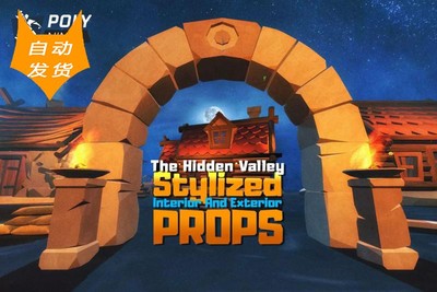 The Hidden Valley - Stylized Interior And Exterior Props 1.1