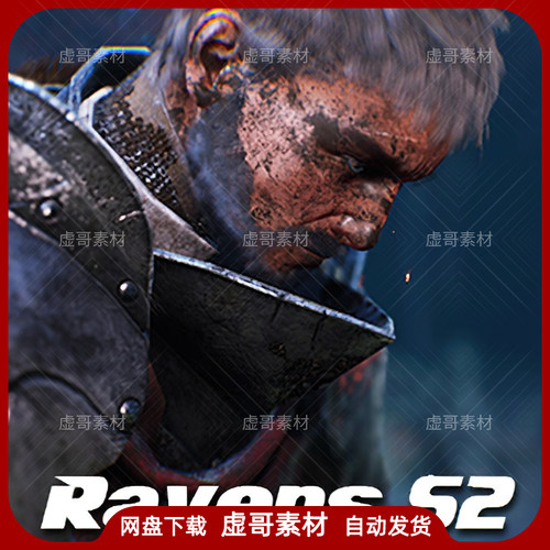 UE4人物模型 Ravens S2 Templar Knight 圣殿骑士角色动画模型