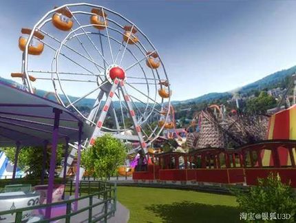 U3D模型 游乐场3D模型场景资源 Theme Park - Animated v1.2