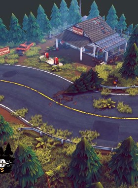 U3D资源 卡通房屋 SurrounDead - Survival Game Assets v3.5.2