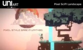 Landscape U3D横版 1.0.0 Pixel SciFi 像素场景 UniArt