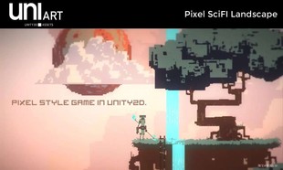 像素场景 Landscape UniArt SciFi 1.0.0 Pixel U3D横版