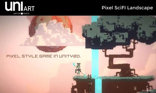 U3D横版像素场景 UniArt Pixel SciFi Landscape 1.0.0