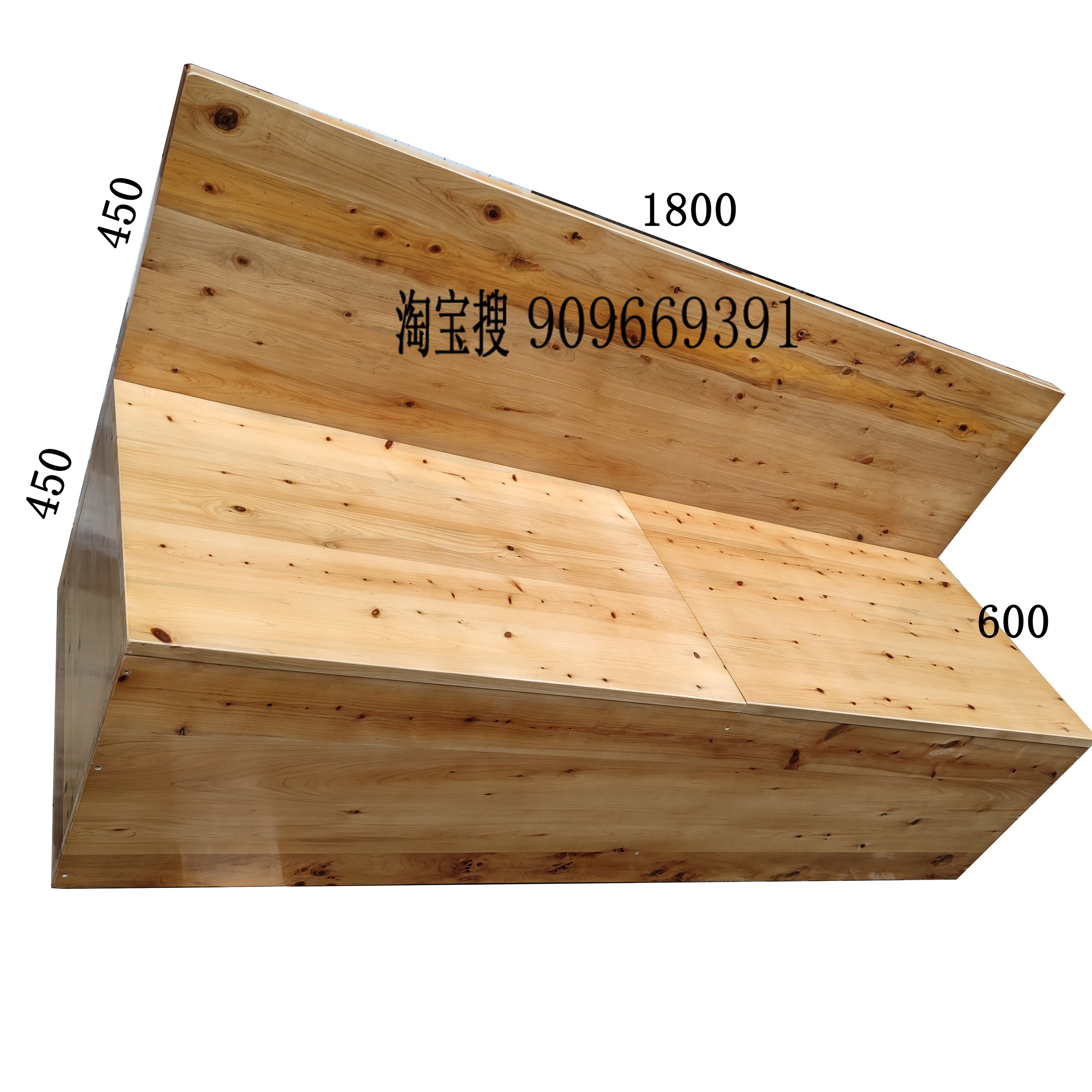 定制全实木香柏木原木座椅窄单双人带靠背阳台柜榻榻米原木凳子