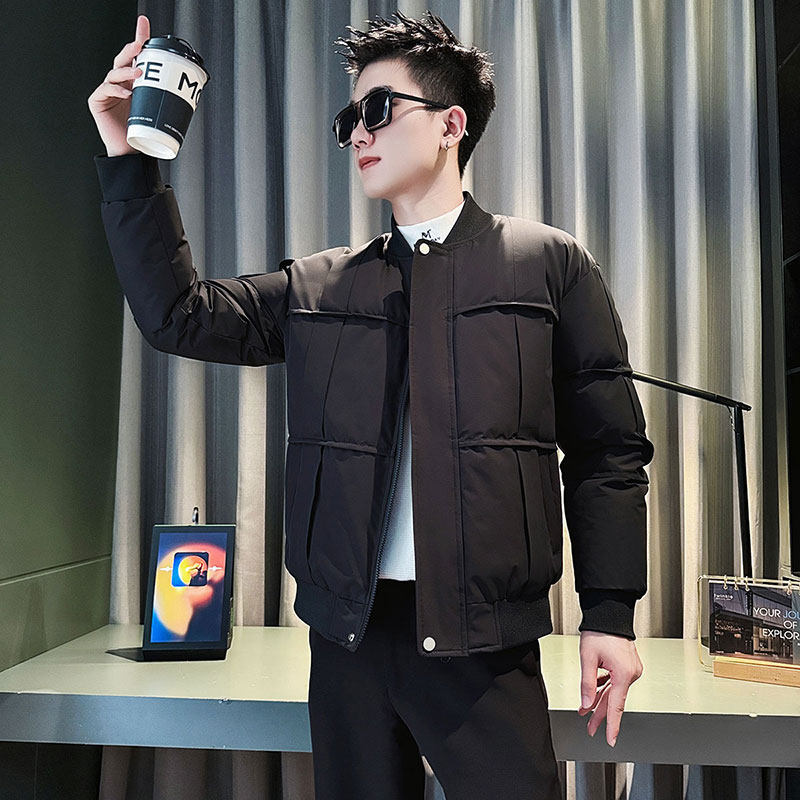 MF97-P138控178冬季社会小伙加厚保暖立领棉衣棉服外套咖色2,男装棉衣,电商A220