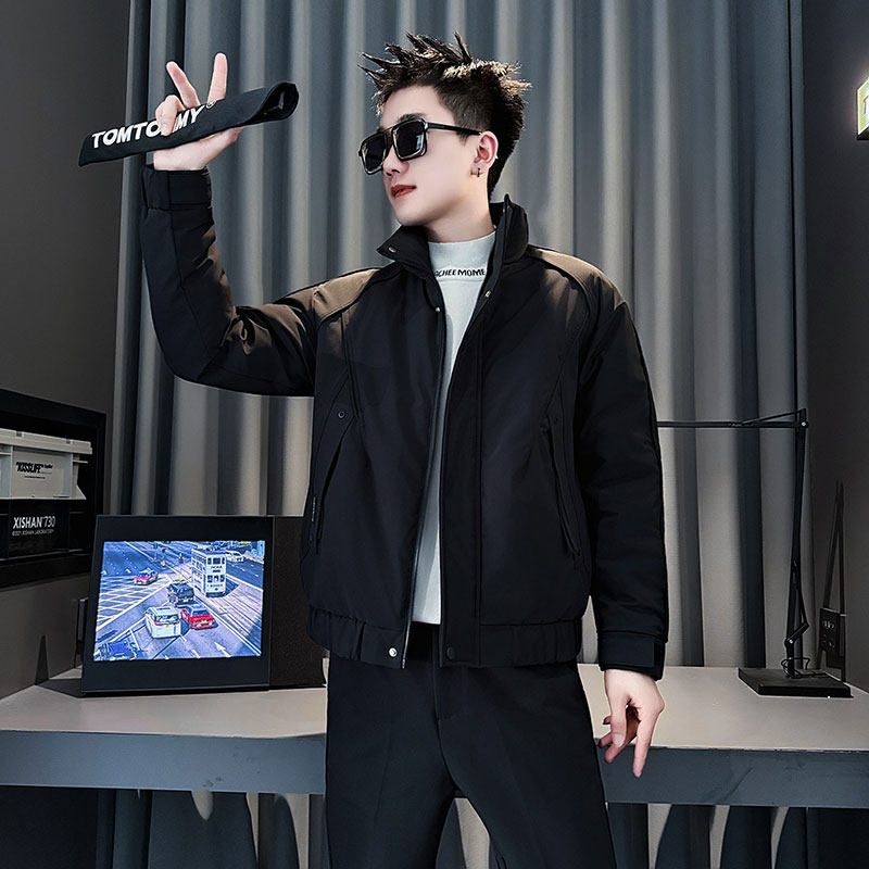 MF96-P138控188冬季社会小伙加厚保暖立领棉衣棉服外套绿色1,男装棉衣,电商A220