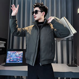 MF106-P138控178冬季社会小伙加厚保暖立领棉衣棉服外套绿色1，男装棉衣，电商A220