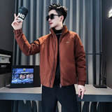 MF104-P138控178冬季社会小伙加厚保暖立领棉衣棉服外套红色1，男装棉衣，电商A220