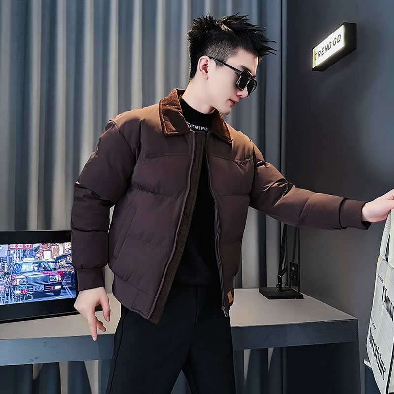 MF82-P138控178冬季社会小伙加厚保暖立领棉衣棉服外套黑1,男装棉衣,电商A220