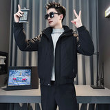 MF107-P138 控178 冬季社会小伙加厚保暖棉衣棉服连帽外套 黑色1,男装棉衣,电商A220, MF107-P138 控178 冬季社会小伙加厚保暖棉衣棉服连帽外套 黑色1,男装棉衣,电商A220,