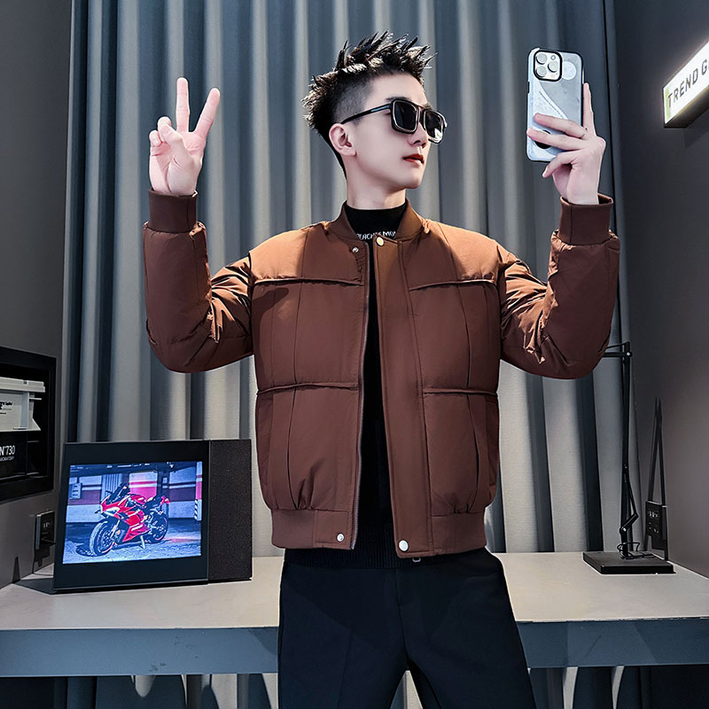 MF97-P138控178冬季社会小伙加厚保暖立领棉衣棉服外套卡其色1,男装棉衣,电商A220