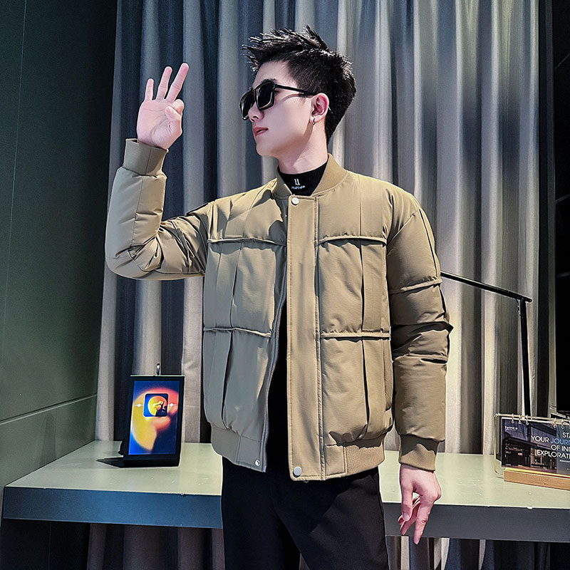 MF75-P138控178冬季社会小伙店主风棒球领棉衣棉服外套黑1,男装棉衣,电商A220