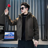 MF107-P138控178冬季社会小伙加厚保暖棉衣棉服连帽外套白色1，男装棉衣，电商A220