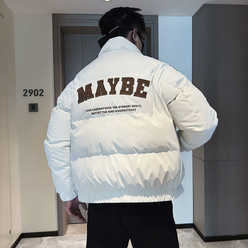 MF54-P138控178冬季社会小伙店主风保暖立领棉衣棉服外套黑4,男装棉衣,电商A220