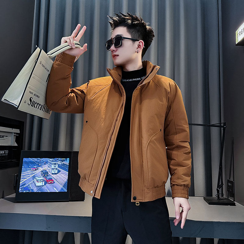 MF94-P138控188冬季社会小伙加厚保暖立领棉衣棉服外套绿色1,男装棉衣,电商A220