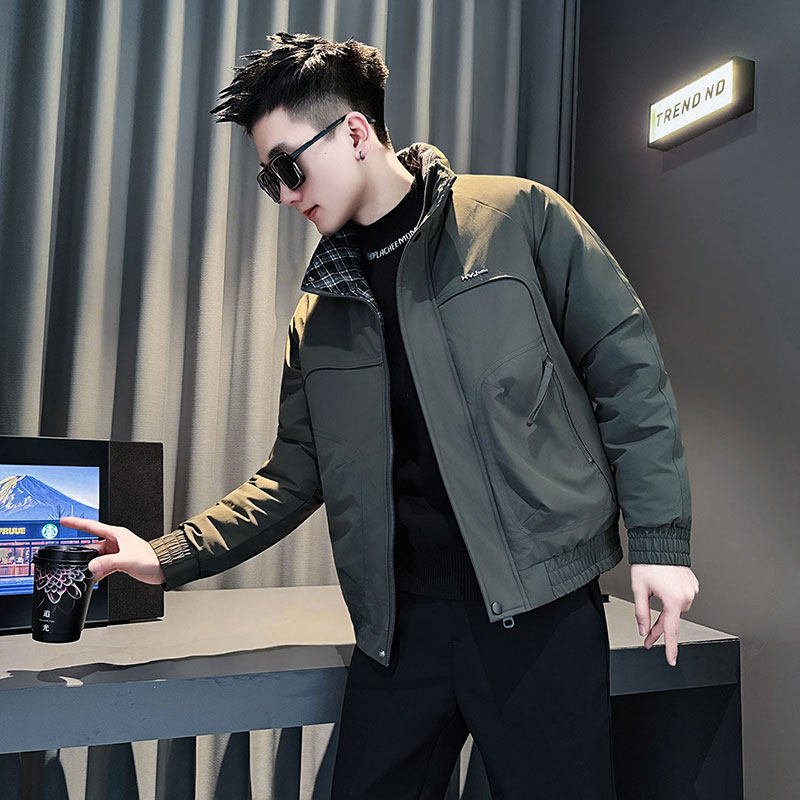 MF99-P138控178冬季社会小伙加厚保暖立领棉衣棉服外套黑1,男装棉衣,电商A220