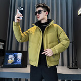 MF102-P138控178冬季社会小伙加厚保暖立领棉衣棉服外套黑色2，男装棉衣，电商A220