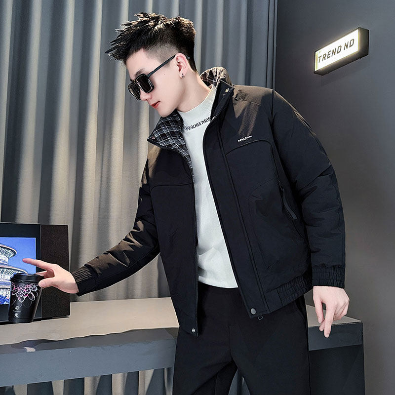 MF99-P138控178冬季社会小伙加厚保暖立领棉衣棉服外套黑1，男装棉衣，电商A220