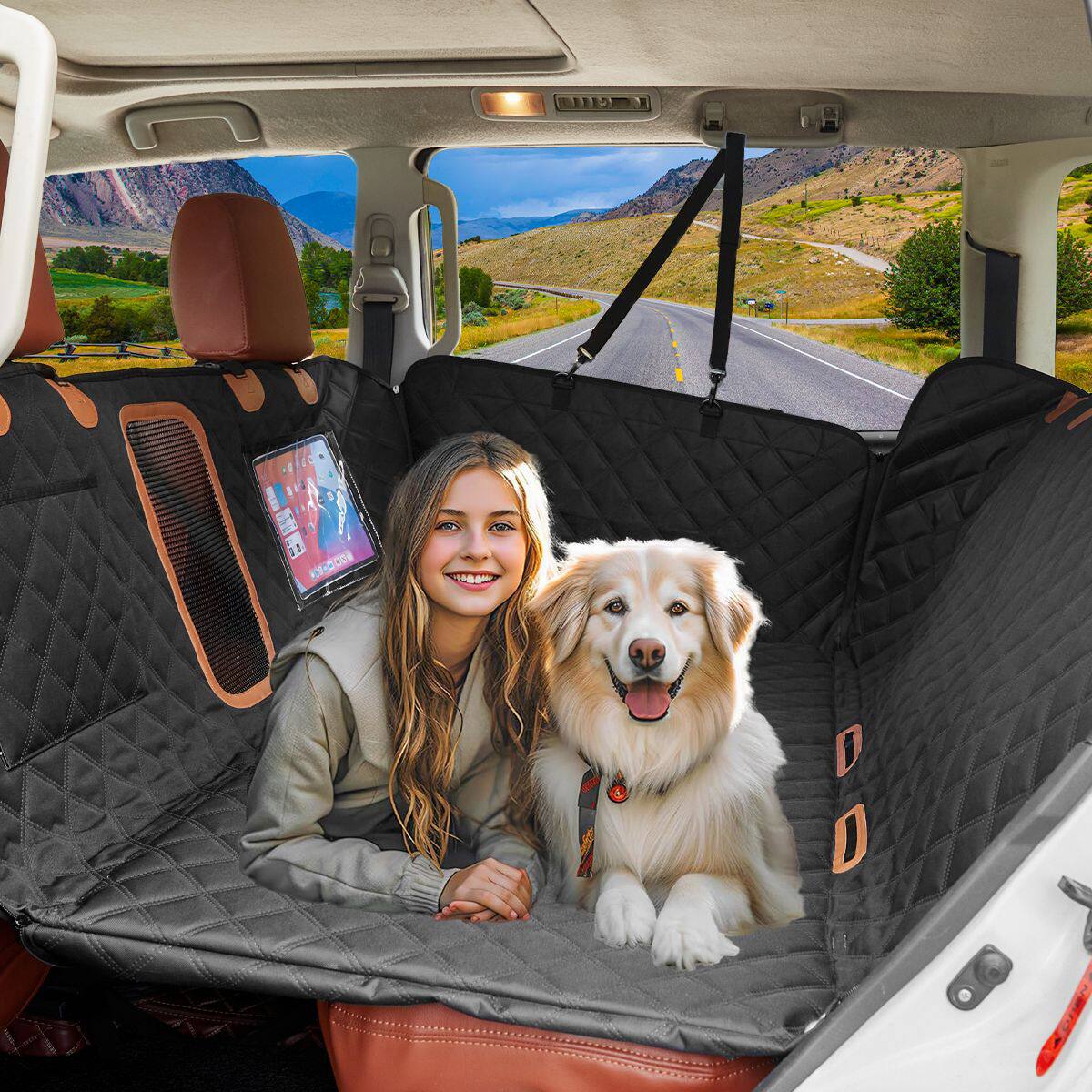 宠物车载垫坐车神器狗垫座椅后排车后座狗车用狗窝垫狗狗防脏垫子