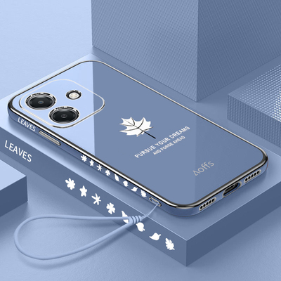 适用oppoA3I手机壳枫叶全包防摔