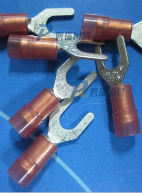 SNYDL1-4 MULTICOMP 压接端子 叉形 红色 100只/包