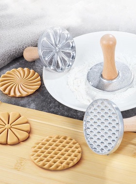 锌合金印花压花饼干模具曲奇糕点蛋糕模具切饼器烘焙工具cookie