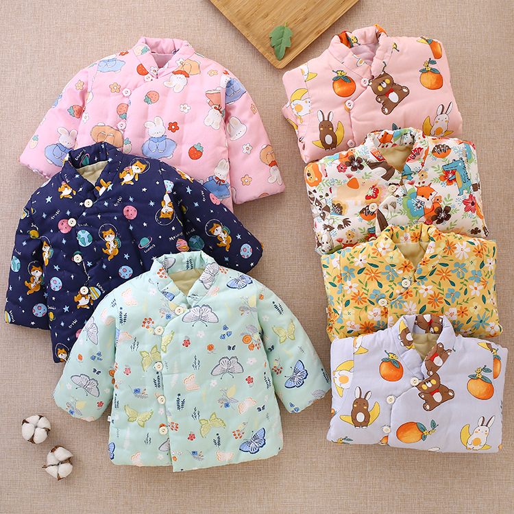 婴儿棉袄手工小孩内胆棉袄冬季