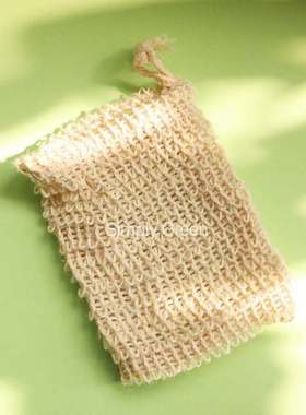 起泡网皂袋打泡网天然棉麻再生foaming bag zerowaste零废弃环保