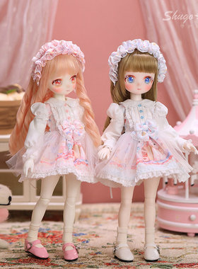 ShugaFairy正版bjd娃娃6分女Tiny提尼SD人形关节可动玩偶手工娃娃