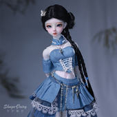 ShugaFairy正版 四分bjd女娃娃人形玩偶夏若国潮古风娃娃树脂潮玩