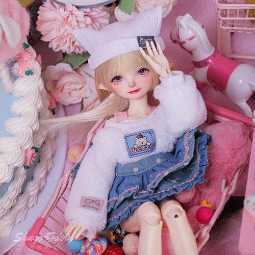 BJD娃娃6分sd人偶温迪牛仔女孩