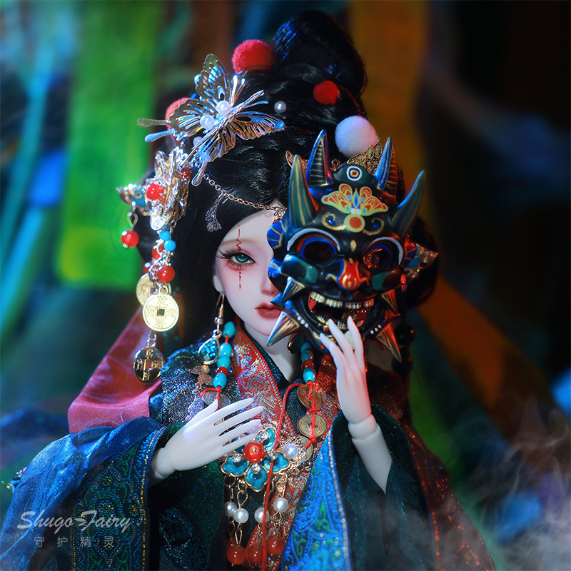 古风bjd娃娃四分南枝人形玩偶