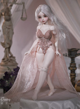 ShugaFairybjd娃娃6/六分绵绵粉色连衣裙娃娃SD树脂可动关节玩偶