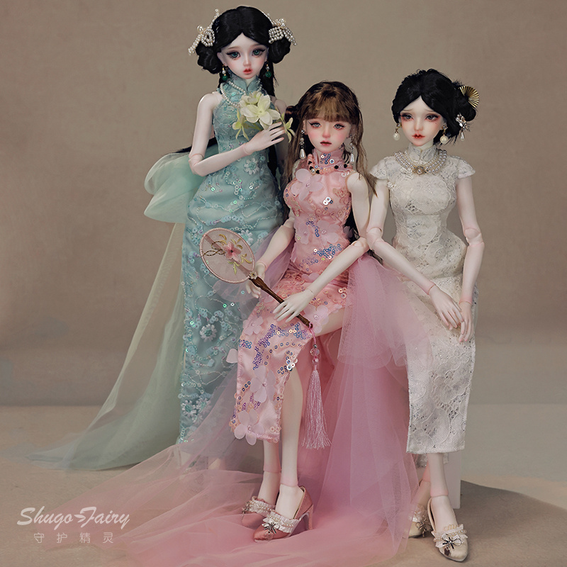 玉清月君古典新中式bjd国货女娃