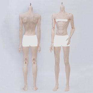 正版素体bjd3分娃娃dfa叔体可调色id72 75龙魂ipopo可动人形玩偶